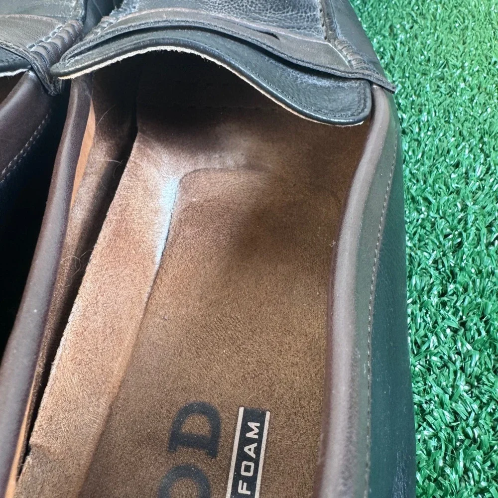 IZOD‎ Edmund Mens Penny Loafers Black Brown Memory Foam Slip On Shoes 12M